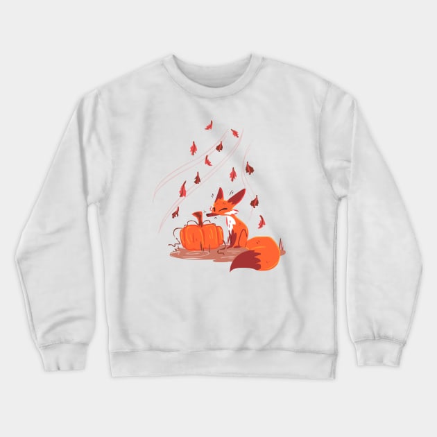 Autumn Vibes Crewneck Sweatshirt by sky665